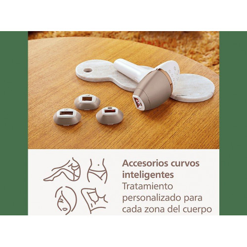 Depiladora IPL - Philips Lumea S9900 BRI951/01, Luz Pulsada en Casa, Con SkinIA y app, Uso Con y Sin Cable, 4 cabezales, Sensor de Piel Inteligente