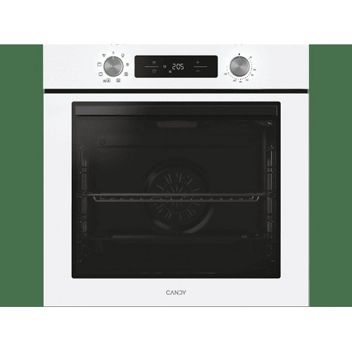Horno - Candy Bake 600, Convección + Ventilador, Hidrolítico, 78 l, 59.5 cm Alto y Ancho, 9 Funciones de Cocción, Multifunción, Blanco