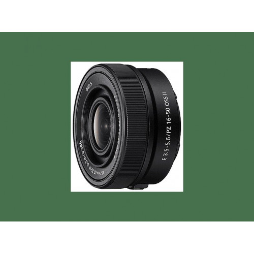 Objetivo EVIL - SONY E PZ 16-50 mm F3.5-5.6 OSS II, 16 mm, 50 mm, 66 mm, Negro