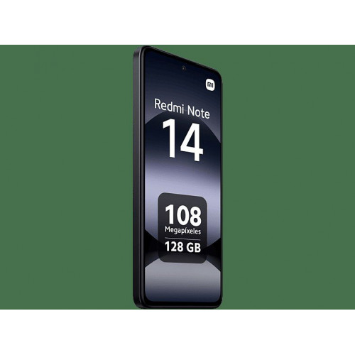 Móvil - Xiaomi Redmi Note 14, Negro medianoche, 128 GB, 6 GB RAM, 6.67