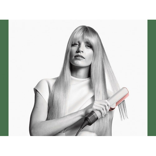 Plancha de pelo - Dyson Airstrait™, Alisado Mojado a Seco, 1600W, 3 Niveles temperatura, 3 Niveles potencia, Ceramic Pink/ Rose Gold