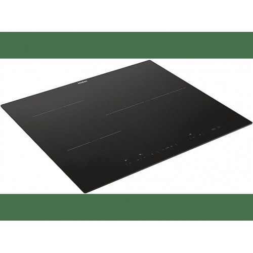 Placa inducción - Haier HAI63DC, 3 Zonas, Zona gigante de 32 cm, 9 Niveles de potencia + Booster, Negro