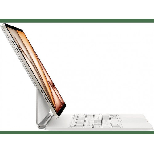 Apple Magic Keyboard, Funda con teclado para el iPad Air de 11 pulgadas, Español, Blanco