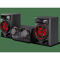Altavoz gran potencia - LG XBOOM CK43N, 300W, para fiestas, Bluetooth, Negro