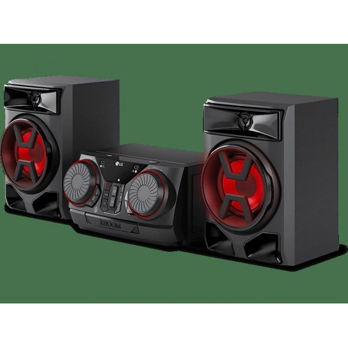 Altavoz gran potencia - LG XBOOM CK43N, 300W, para fiestas, Bluetooth, Negro