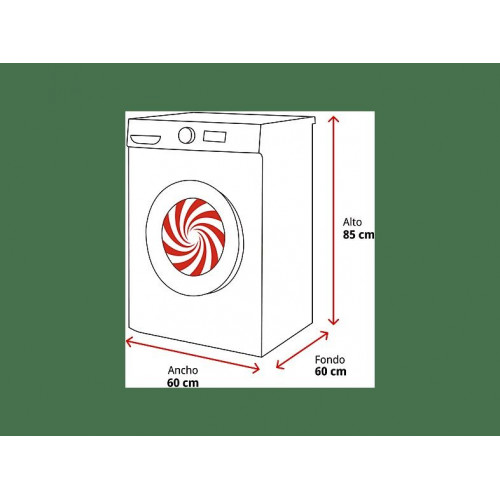 Lavadora carga frontal - Candy GD 4105-S ProWash 300, 10 kg, 1400 rpm, 16 programas, Blanco