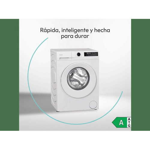 Lavadora carga frontal - Candy GD 4105-S ProWash 300, 10 kg, 1400 rpm, 16 programas, Blanco