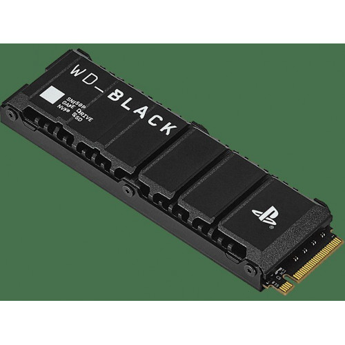 Disco duro SSD interno 4TB - WD_Black SN850P NVMe SSD, Almacenamiento para consolas PS5™, Hasta 7300MB/s, Negro