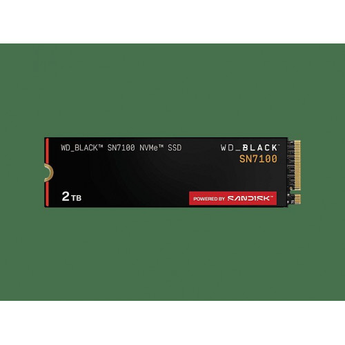 Disco duro SSD interno 2TB - WD_BLACK SN7100 NVMe SSD, Hasta 7250 MB/s lectura, M.2 2280, Negro