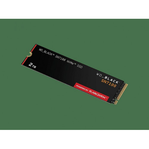 Disco duro SSD interno 2TB - WD_BLACK SN7100 NVMe SSD, Hasta 7250 MB/s lectura, M.2 2280, Negro