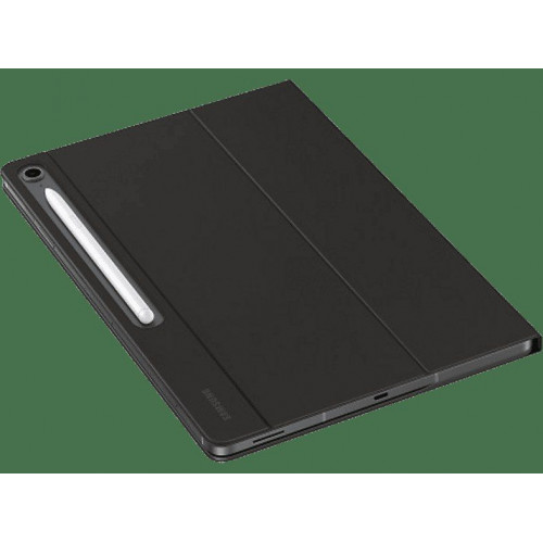 Funda tablet - Samsung Book Cover Slim Fina, Compatible con Galaxy S10 FE+, AI Assistant, Negra