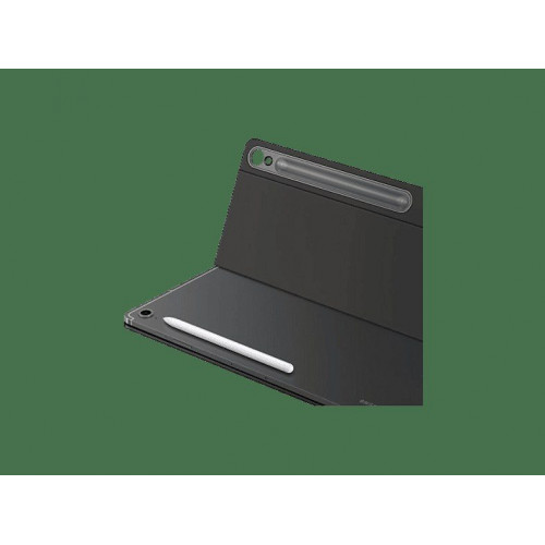 Funda tablet - Samsung Book Cover Slim Fina, Compatible con Galaxy S10 FE+, AI Assistant, Negra