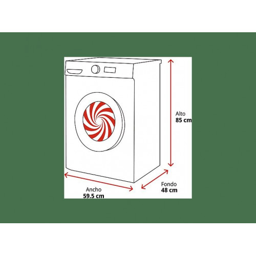 Lavadora carga frontal - Samsung WW80FG3M05AWEC, 8 kg, 1400 rpm, 12 programas, Motor Digital Inverter, Clase A, Blanco