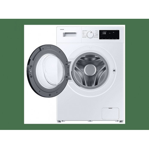 Lavadora carga frontal - Samsung WW80FG3M05AWEC, 8 kg, 1400 rpm, 12 programas, Motor Digital Inverter, Clase A, Blanco