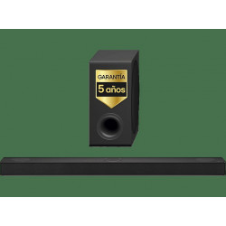 Barra de sonido - LG S80TY, Bluetooth, 480 W, 3.1.3 canales con subwoofer, Dolby Atmos y DTS, Negro