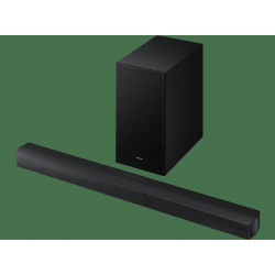 Barra de sonido - Samsung HW-B66CF/ZF, Bluetooth, Inalámbrico, 370 W, Subwoofer y Dolby Atmos, 3.1 canales, Negro