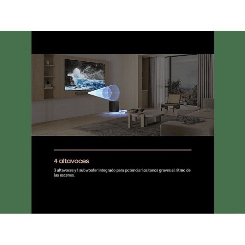 Barra de sonido - Samsung HW-B66CF/ZF, Bluetooth, Inalámbrico, 370 W, Subwoofer y Dolby Atmos, 3.1 canales, Negro
