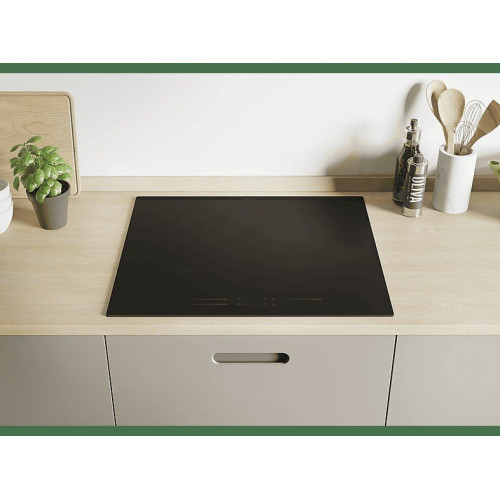 Placa inducción - Candy CI633MCBB, 3 Zonas, Zona grande de 29 cm, Negro