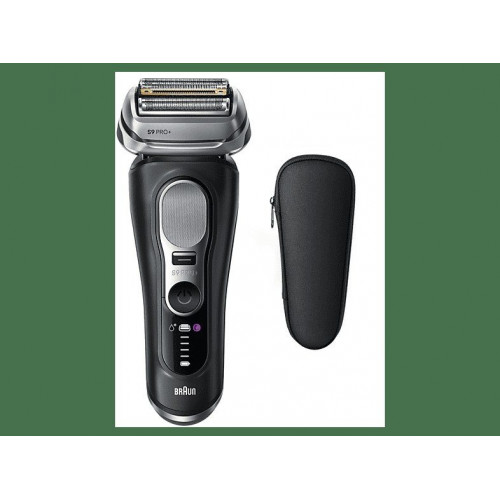 Afeitadora - Braun Afeitadora eléctrica Series 9 PRO+ 9600s, Pro SensoAdapt, 60 minutos autonomía, Afeitado en seco y en mojado, Negro
