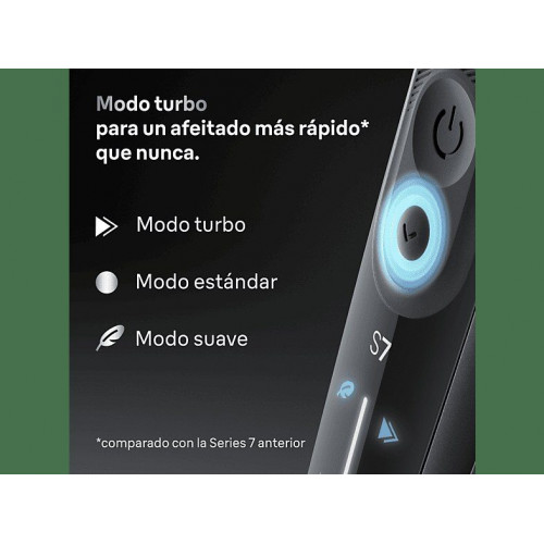 Afeitadora - Braun Afeitadora eléctrica Series 7 72-G1200S, 3 modos, 1 accesorio de precisión, 60 min autonomía, Afeitado en seco y en mojado, Gris