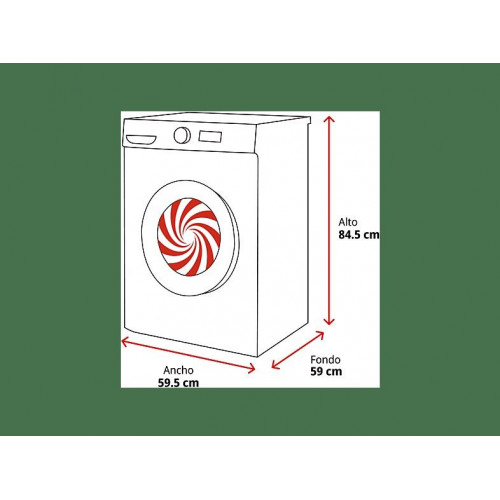 Secadora bomba de calor - Hisense DHQE900UWDC, 9 kg, 16 programas, Anti arrugas, Secado automático, Blanco