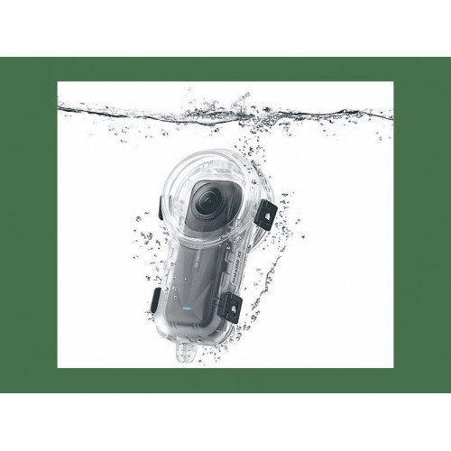 Carcasa cámara deportiva - Insta360 Carcasa de inmersión, Para Cámara Insta360 X5, Transparente