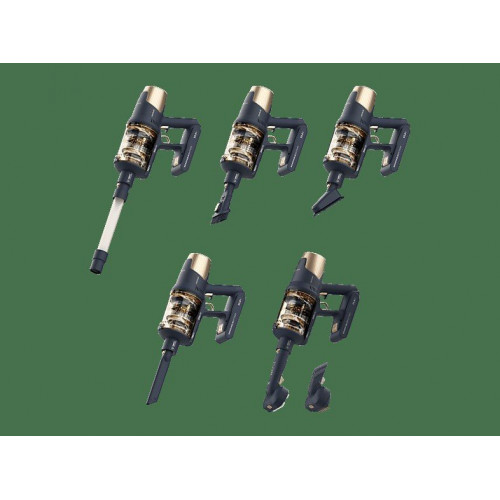 Aspirador escoba - Cecotec RX70 AquaPet Flex, 780 W, 100 min Autonomía, Cepillo HairLess XL, Sin bolsa, Negro/Dorado