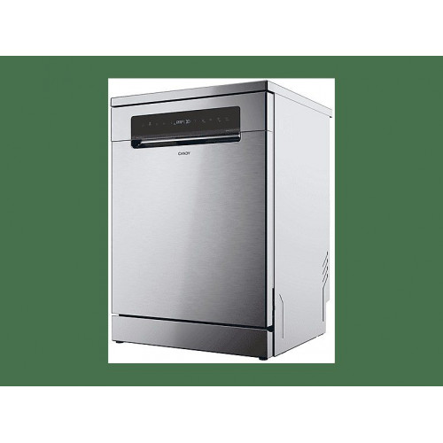 Lavavajillas - Candy Rapido' CNF 4A4S3PSX, 14 Servicios, 10 Programas, 60 cm, Motor Inverter, Wi-Fi, Inox