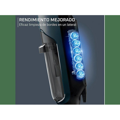 Fregona eléctrica - Rowenta X-Clean 2 GZ2251, Wet & dry, 35 min autonomía, Modos ECO/MAX, Ligera, 2 en 1, Aspira y friega, Autolimpieza, 120 W, Negro