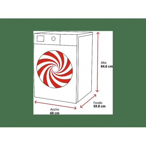 Secadora bomba de calor - Beko BM3T48249W, 8 kg, 15 Programas, Motor ProSmart Inverter, Pantalla digital, AquaWave, Blanco