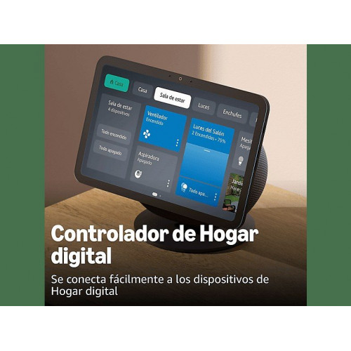 Altavoz inteligente - EuroVolter Echo Show 8, Pantalla Táctil HD 8,7