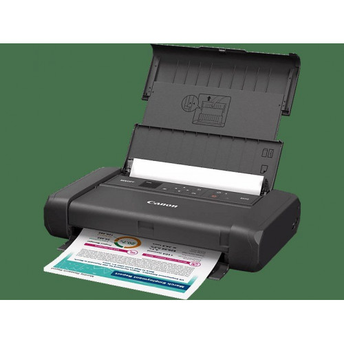 Impresora tinta - Canon MAXIFY BX110, Batería, A4, Negro