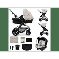 Carrito de bebé  - Trio convertible MOOV 2 hasta 22 kg KINDERKRAFT, Moonlight grey