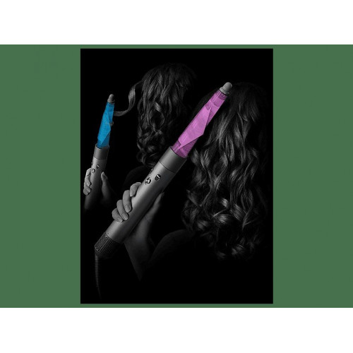 Moldeador - Dyson Airwrap i.d.™, Bluetooth®, Tecnología iónica, 3 Velocidades, Red Velvet/Gold
