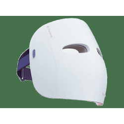 Máscara LED - Therabody TheraFace Mask Glo, Para Cara, 60 min Autonomía, 504 Luces, Inalámbrico, Blanco