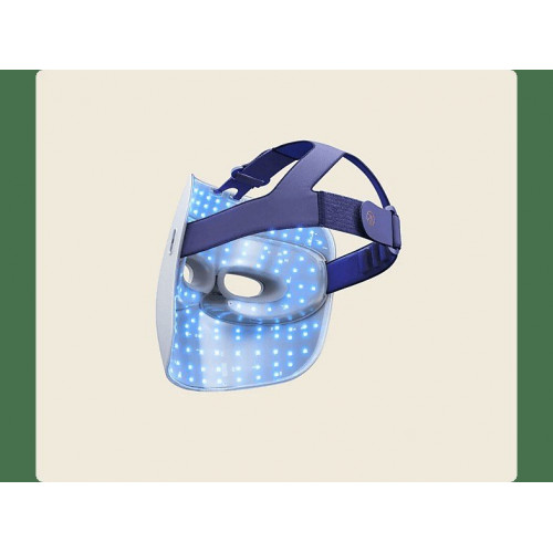 Máscara LED - Therabody TheraFace Mask Glo, Para Cara, 60 min Autonomía, 504 Luces, Inalámbrico, Blanco