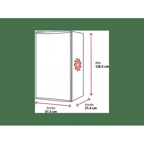 Frigorífico una puerta - Hisense RR220D4BWE, Cíclico, 126.5 cm, 165 L, Balconera XXL, Cajón frutas y verduras, Blanco