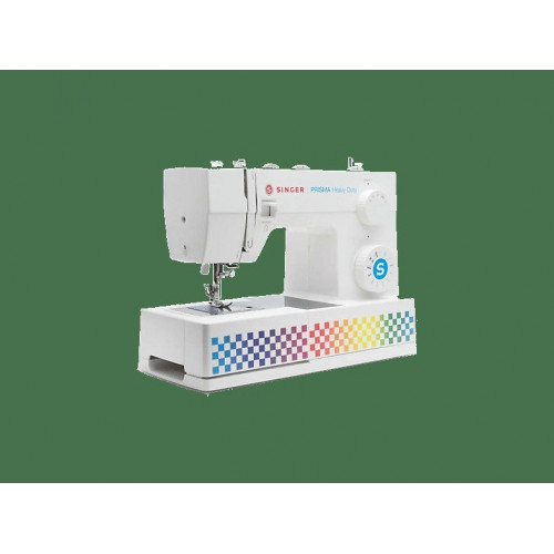 Máquina de coser - Singer Heavy Duty Prisma 4411, 11 Tipos de Puntada, Brazo Libre, 90W, Blanco