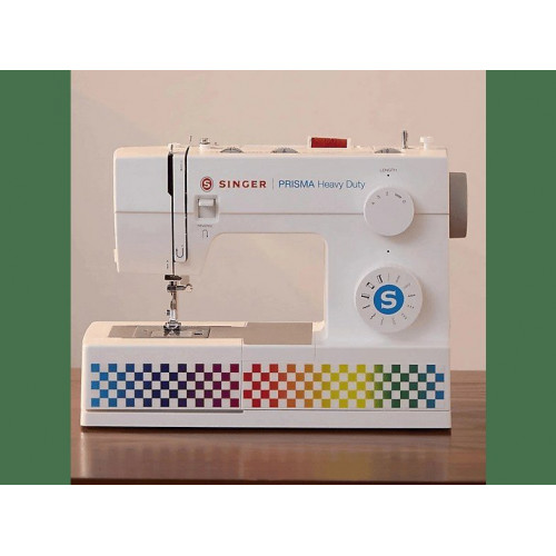 Máquina de coser - Singer Heavy Duty Prisma 4411, 11 Tipos de Puntada, Brazo Libre, 90W, Blanco