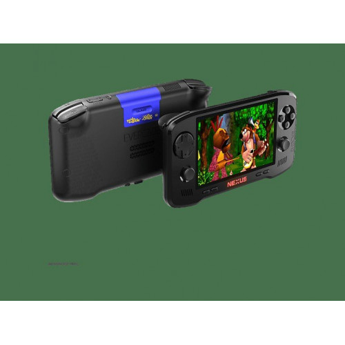 Consola retro portátil - Koch Media Evercade Nexus and Banjokazooie Double Pack, 4 GB, Negro + Funda de regalo
