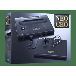 Consola retro - Plaion Replai Neo Geo AES+, Compatible con los cartuchos originales de NeoGeo, Salida Full HD vía HDMI, Negro
