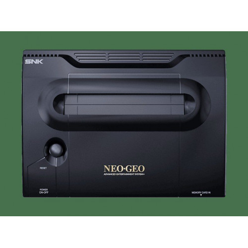 Consola retro - Plaion Replai Neo Geo AES+, Compatible con los cartuchos originales de NeoGeo, Salida Full HD vía HDMI, Negro