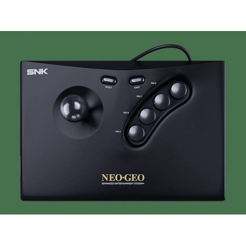 Consola retro - Plaion Replai Neo Geo AES+, Compatible con los cartuchos originales de NeoGeo, Salida Full HD vía HDMI, Negro