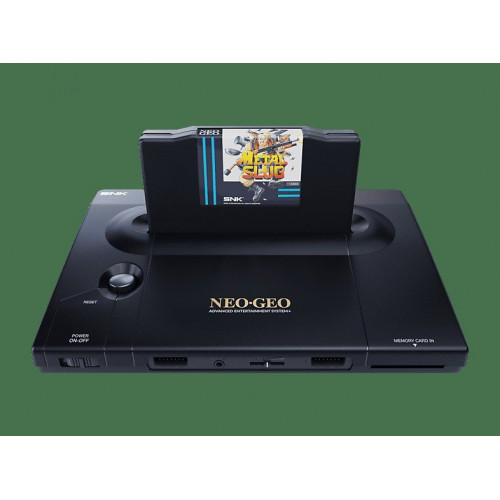 Consola retro - Plaion Replai Neo Geo AES+, Compatible con los cartuchos originales de NeoGeo, Salida Full HD vía HDMI, Negro