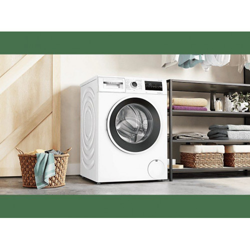 Lavadora carga frontal - Bosch WAN24290EP, 9 kg, 1200 rpm, 14 programas, Speed Perfect, Motor SilentPowerDrive, Higiene Plus,  Blanco