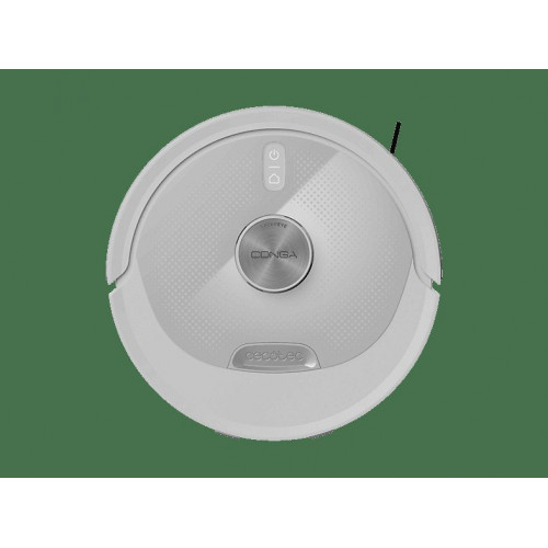 Robot aspirador - Cecotec Conga M60 Pearl, Navegación láser, 13000 Pa, hasta 200 min, App, Bluetooth y WiFi 2,4 GHz, depósito 350 ml/460 ml, Pearl