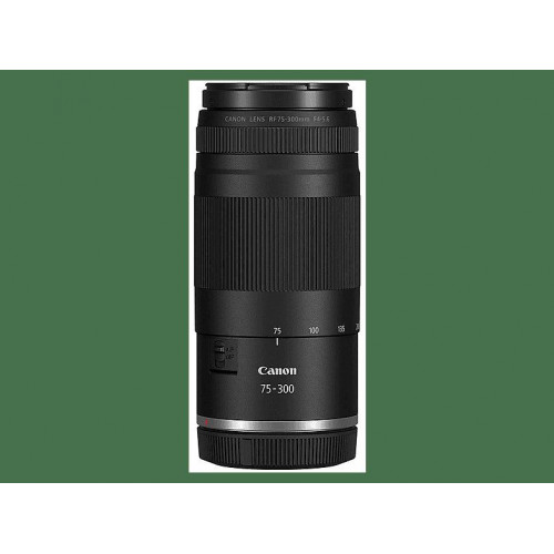 Objetivo EVIL - CANON RF 75-300mm F4-5.6, 75 mm, 300 mm, 146,1 mm, Negro