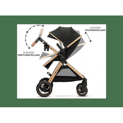 Carrito para bebé  - ESME PRO 3IN1 KINDERKRAFT, Negro