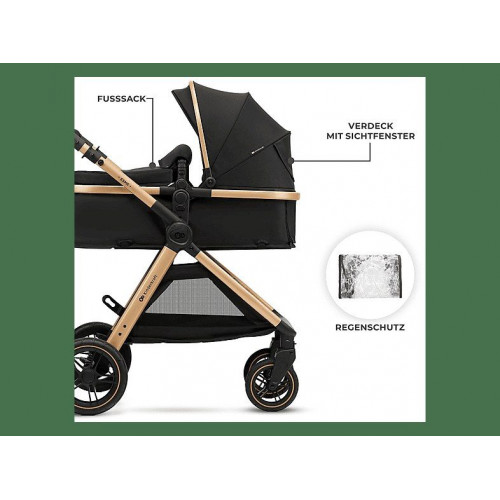 Carrito para bebé  - ESME PRO 3IN1 KINDERKRAFT, Negro