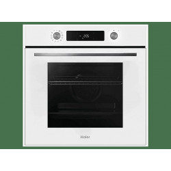 Horno multifunción - HAIER H6 ID23B3YTW, Integrable, Pirolítico + hidrolítico, 78 l, 595 mm, Blanco